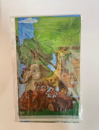 Özel Üretim Ev Tekstili Düzenleyici Safari Plastik Masa Örtüsü (120*180 cm)