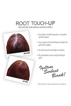Neva Root Touch Up Saç Kapatıcı Sprey 75 Ml Kızıl