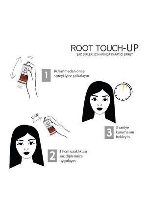Neva Root Touch Up Saç Kapatıcı Sprey 75 Ml Kızıl