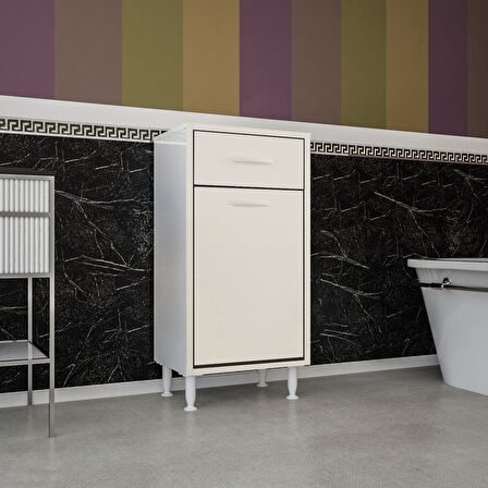 Modilayn Mutfak Dolabı Sepetli Banyo Dolabı Kirli Çamasır  Dolabı Oyuncak Dolabı Çok Amaçlı Dolap