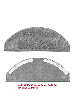 Anker Eufy X8 Uyumlu Mop Paspas 2 Adet