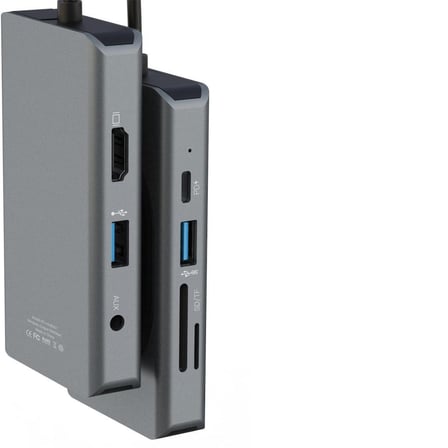 Premium Type-C 9'u 1 Arada HDMI 15W Ekran Giriş
