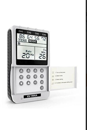 LİBOR EVERYWAY EV 906 A DİJİTAL TENS NMES (EMS) KOMBİNE PORTATİF ELEKTROTERAPİ CİHAZI