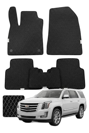 Cadillac Escalade 2020 ve sonrası Özelleştirilebilir Premium Eva Oto Paspas Seti - Siyah