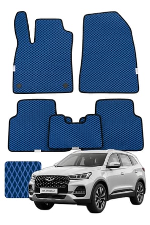Chery Tiggo 7 2020 ve sonrası Özelleştirilebilir Premium Eva Oto Paspas Seti - Lacivert