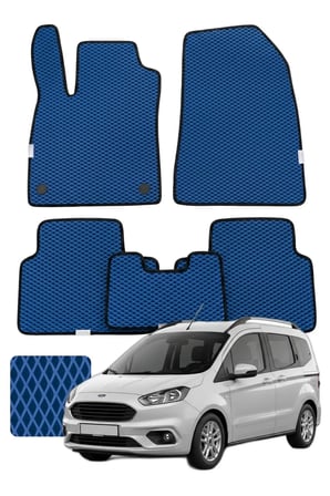 Ford Tourneo Courier 2023 ve sonrası Özelleştirilebilir Premium Eva Oto Paspas Seti - Lacivert