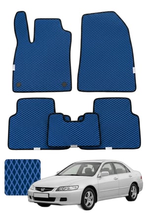 Honda Accord 2002-2008 Özelleştirilebilir Premium Eva Oto Paspas Seti - Lacivert