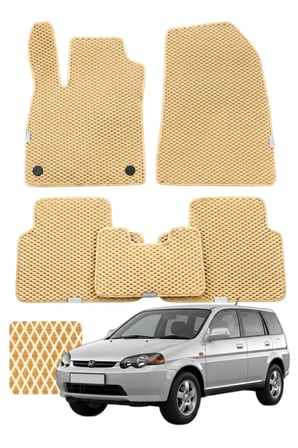 Honda HR-V 1999-2006 Özelleştirilebilir Premium Eva Oto Paspas Seti - Bej