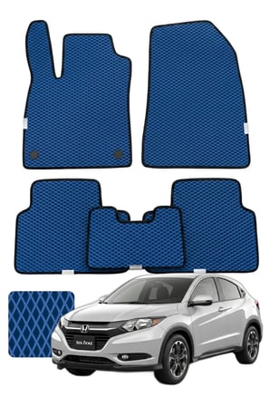 Honda HR-V 2015-2021 Özelleştirilebilir Premium Eva Oto Paspas Seti - Lacivert