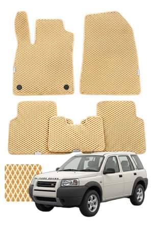 Land Rover Freelander 1997-2006 Özelleştirilebilir Premium Eva Oto Paspas Seti - Bej