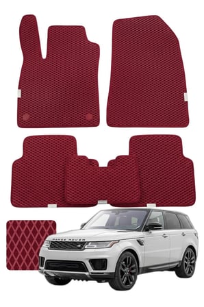 Land Rover Range Rover Sport 2022 sonrası Özelleştirilebilir Premium Eva Oto Paspas Seti - Bordo