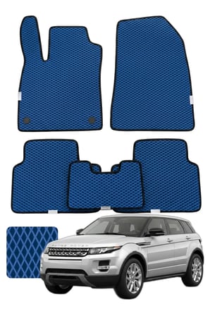 Land Rover Range Rover Evoque 2011-2018 Özelleştirilebilir Premium Eva Oto Paspas Seti - Lacivert