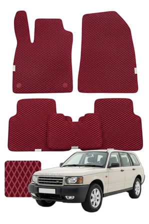 Land Rover Rover 75 1998-2005 Özelleştirilebilir Premium Eva Oto Paspas Seti - Bordo