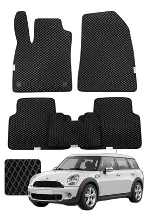 Mini Clubman 2007-2014 Özelleştirilebilir Premium Eva Oto Paspas Seti - Siyah