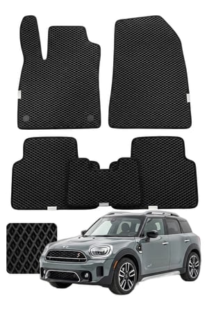 Mini Countryman 2023 ve sonrası Özelleştirilebilir Premium Eva Oto Paspas Seti - Siyah