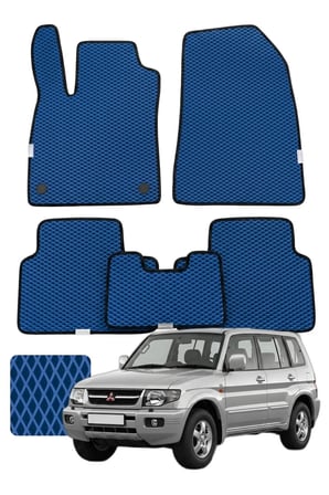 Mitsubishi Pajero Pinin 1998-2007 Özelleştirilebilir Premium Eva Oto Paspas Seti - Lacivert