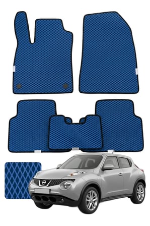 Nissan Juke 2010-2019 Özelleştirilebilir Premium Eva Oto Paspas Seti - Lacivert