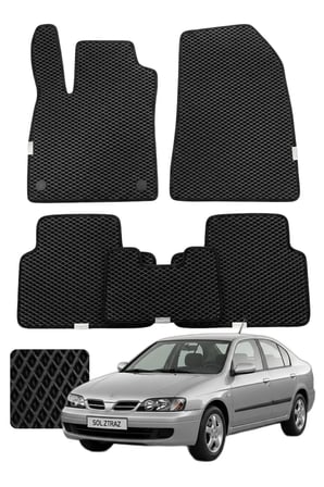 Nissan Primera 2001-2008 Özelleştirilebilir Premium Eva Oto Paspas Seti - Siyah