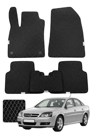 Opel Vectra 2002-2008 Özelleştirilebilir Premium Eva Oto Paspas Seti - Siyah