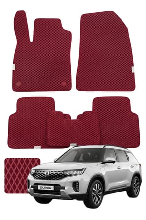 Ssangyong Torres 2022 ve sonrası Özelleştirilebilir Premium Eva Oto Paspas Seti - Bordo