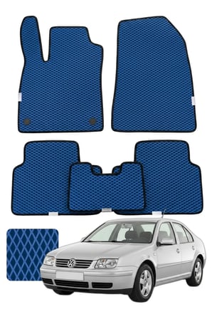 Volkswagen Bora 1998-2005 1J Özelleştirilebilir Premium Eva Oto Paspas Seti - Lacivert