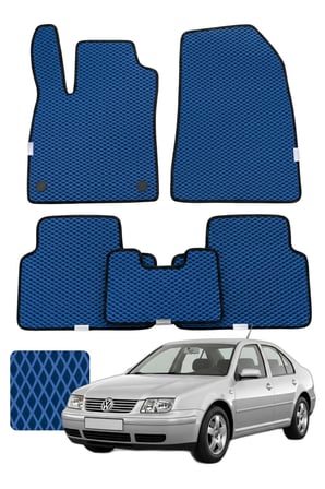 Volkswagen Bora STW 1998-2005 1J Özelleştirilebilir Premium Eva Oto Paspas Seti - Lacivert