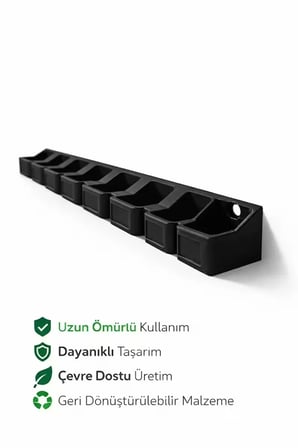 8’li Pense & Yan Keski Askı Aparatı – Duvar Tipi Düzenleyici (26 cm)