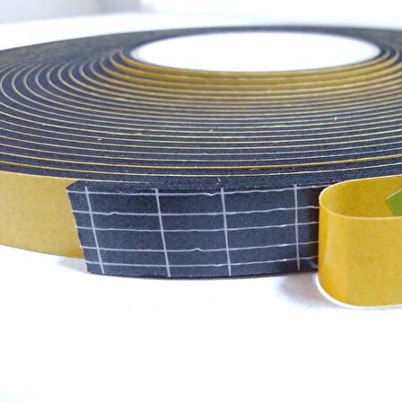 Kapı Pencere Bandı Yapışkan Sünger 2 MİLİM KALINLIK 15 MİLİM GENİŞLİK 10 METRE UZUNLUK / EVA-2*15