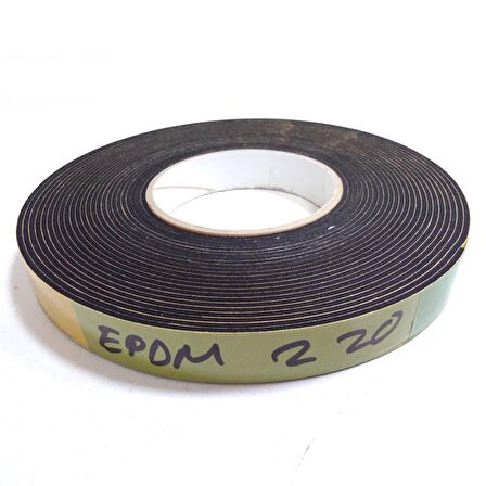 Kapı Pencere Bandı Yapışkan Sünger 2 MİLİM KALINLIK 20MİLİM GENİŞLİK 10 METRE UZUNLUK / EVA-2*20