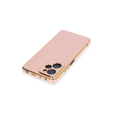 Bezos Poco X5 Pro 5G Kılıf Volet Silikon - Pembe EVCEM