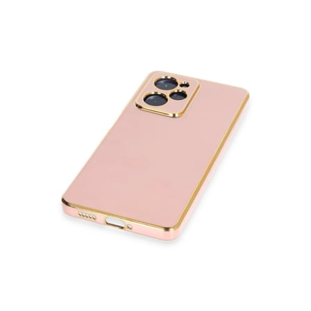 Bezos Poco X5 Pro 5G Kılıf Volet Silikon - Pembe EVCEM