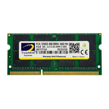 Twinmos 8 GB DDR3 1600MHZ TWINMOS 1.35 NB MDD3L8GB1600N EVCEM