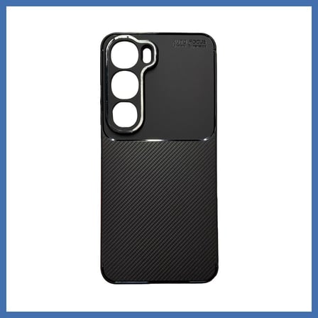 Bezos Vivo Y31 5G Auto Focus Karbon Kapak - Siyah EVCEM