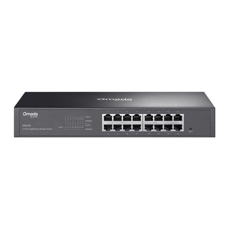 TP-LINK OMADA ES216G 16 PORT GIGABIT YONETILEBILIR METAL KASA SWITCH EVCEM
