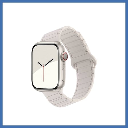 Bezos Watch Ultra 49mm Armor Manyetik Kordon - Krem EVCEM