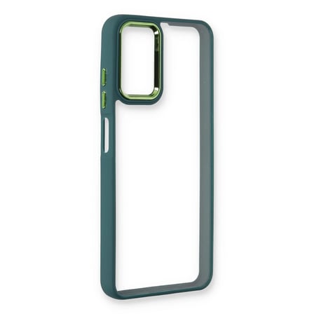 Bezos Samsung Galaxy A03S Kılıf Dora Kapak - Haki Yeşil EVCEM