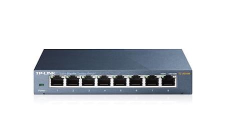 TP-LINK TL-SG108 8 PORT GIGABIT MASAÜSTÜ METAL KASA SWITCH EVCEM