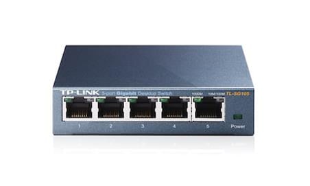TP-LINK TL-SG105 5 PORT GIGABIT METAL KASA SWITCH EVCEM