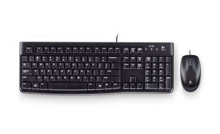 LOGITECH MK120 TR Q USB KABLOLU KLAVYE VE MOUSE SET SİYAH 920-002560 EVCEM