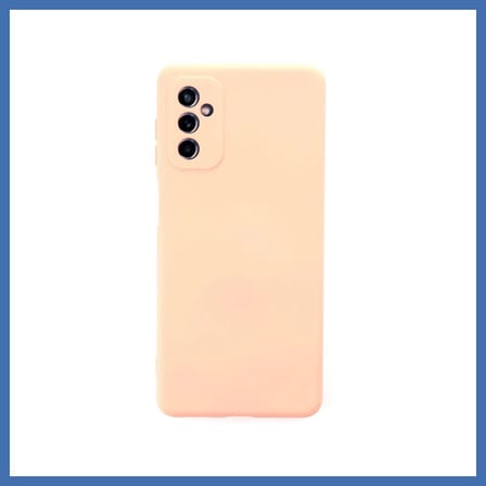 Evçem Samsung Galaxy M52 5G Uyumlu Kılıf Nano içi Kadife Silikon - Pudra EVCEM