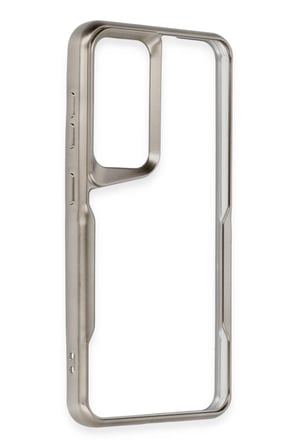 Evçem Samsung Galaxy S24 Uyumlu Kılıf Boyi Silikon Kapak - Titan Gri EVCEM