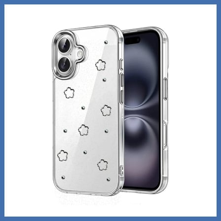 Evçem iPhone 16 Uyumlu Fiyonk Desenli Kapak - Desen 2 EVCEM