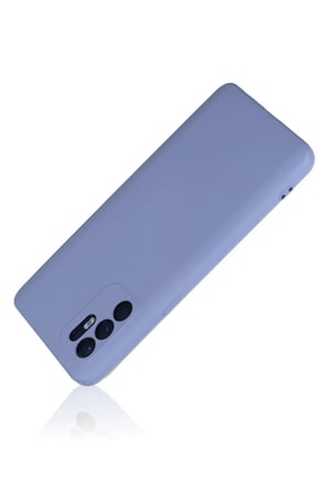 Evçem Reno 6 Uyumlu Kılıf Nano içi Kadife Silikon - Lila EVCEM