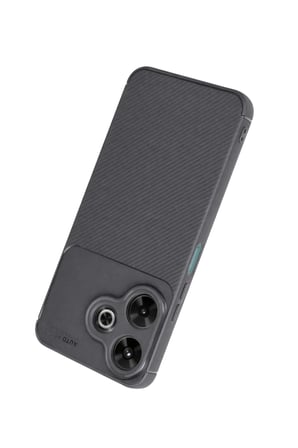 Evçem Redmi 13 4G Uyumlu Kılıf Auto Focus Karbon Kapak - Gri EVCEM