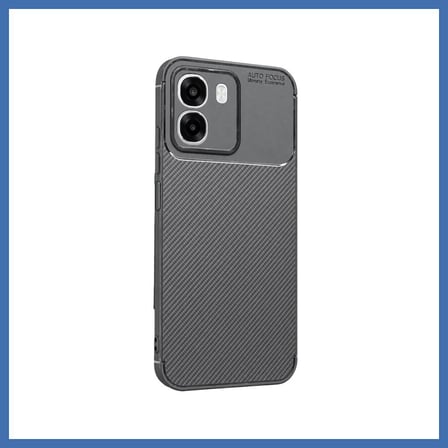 Evçem A6T 5G Uyumlu Auto Focus Karbon Kapak - Gri EVCEM