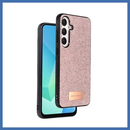 Evçem Onegif Samsung Galaxy A16 5G Uyumlu Bright Simli Kapak - Pembe EVCEM