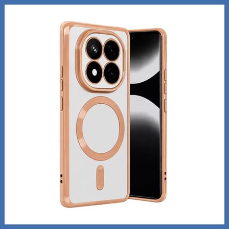 Evçem Redmi Note 15 Pro 4G Uyumlu Kross Magneticsafe Kapak - Rose EVCEM