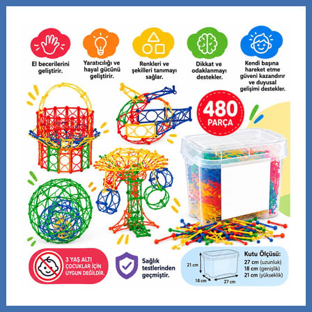 Evçem 01905 MİNYATÜR PUZZLE (480PCS) EVCEM