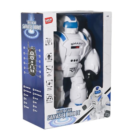 Evçem 27115 Kumandalı Disk Atan Süper Robot -Birliktoys EVCEM