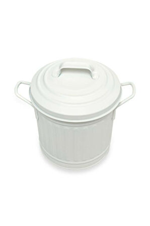 The Mia Çöp Kovası Tezgah 4 Lt- Beyaz GLV0308